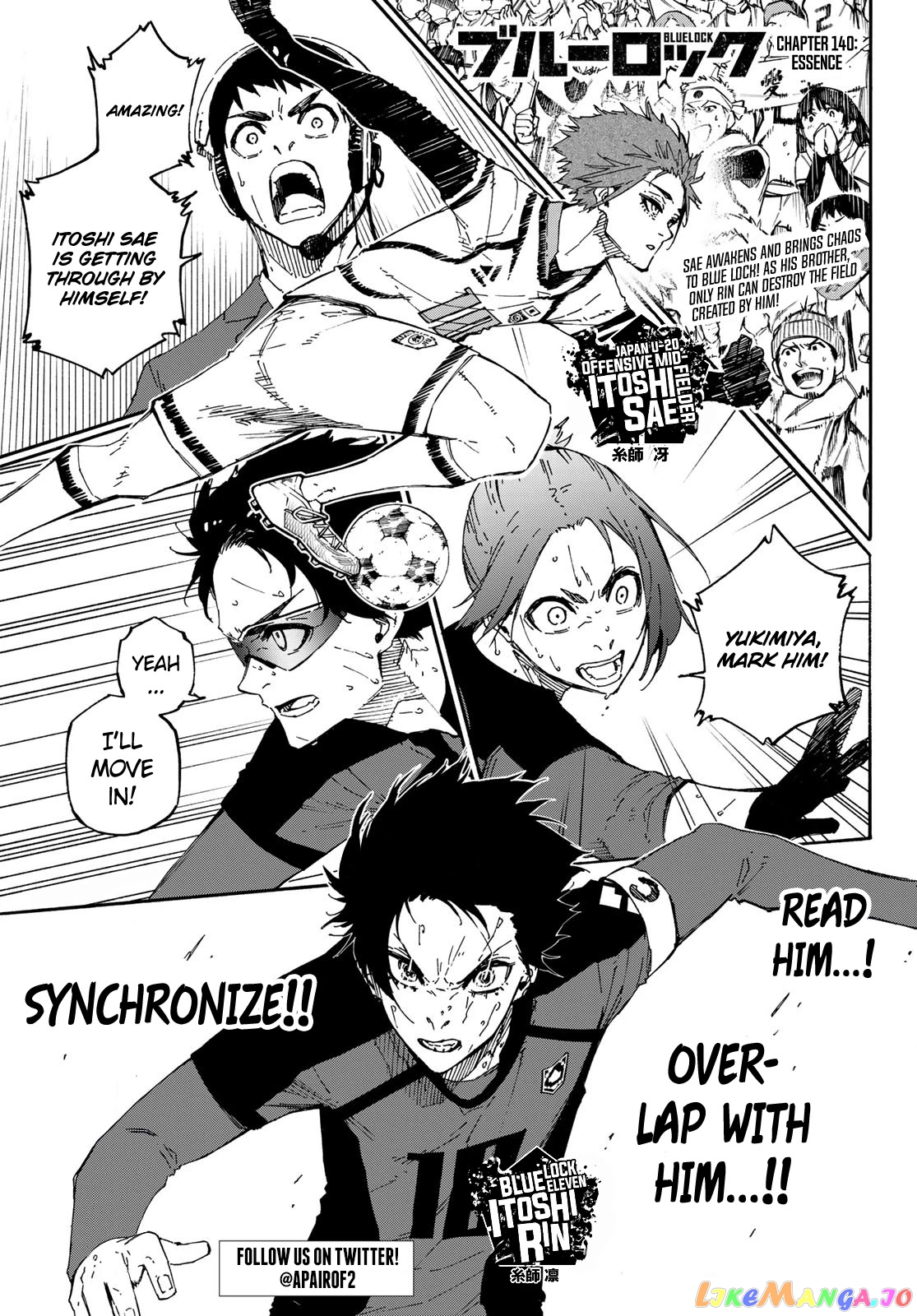 Blue Lock Chapter 140 - PAGE 1