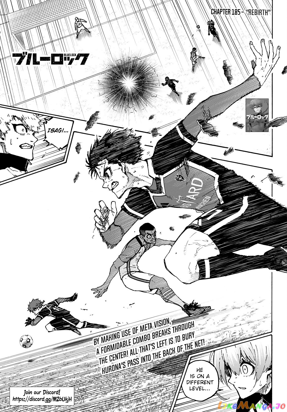 Blue Lock Chapter 185 - PAGE 1