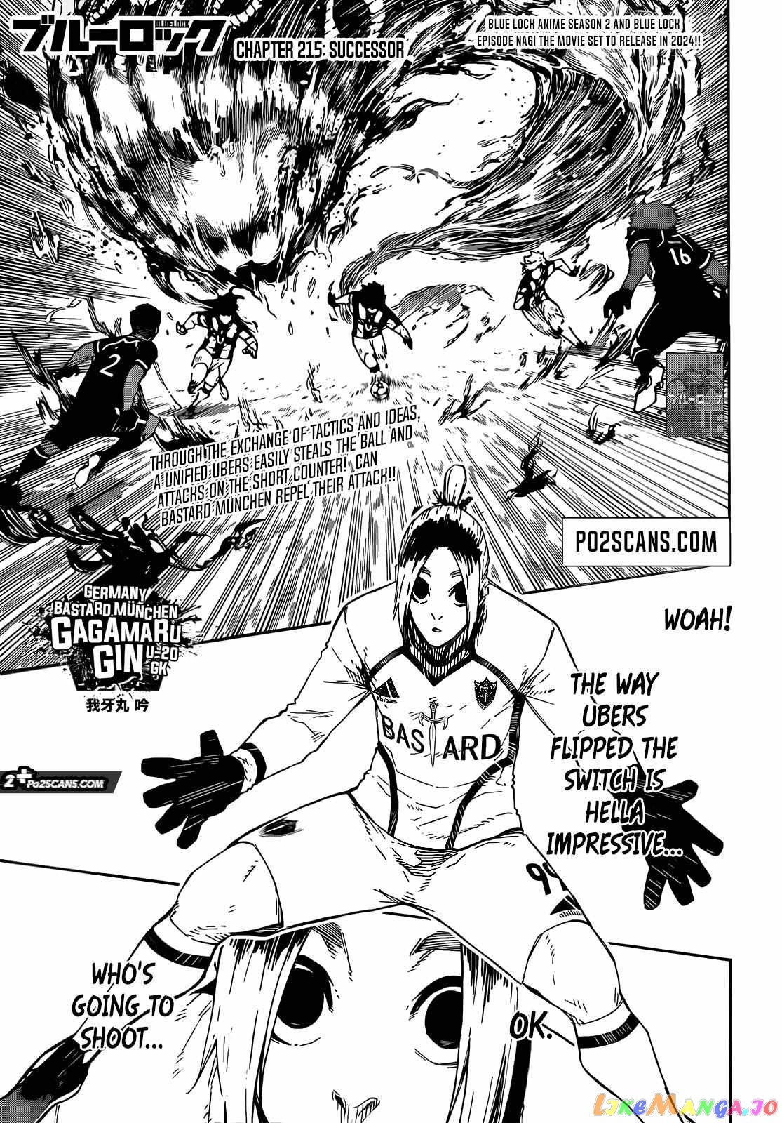 Blue Lock Chapter 215 - PAGE 1