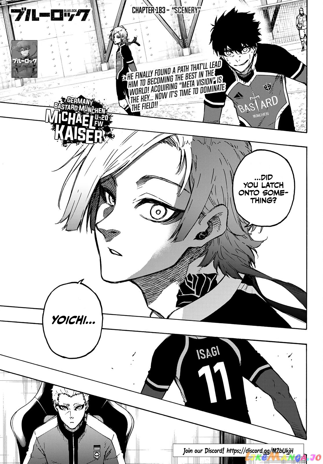 Blue Lock Chapter 183 - PAGE 1