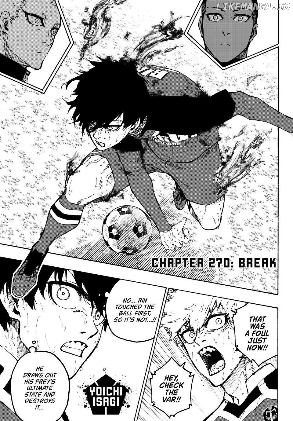 Blue Lock Chapter 270 - PAGE 0