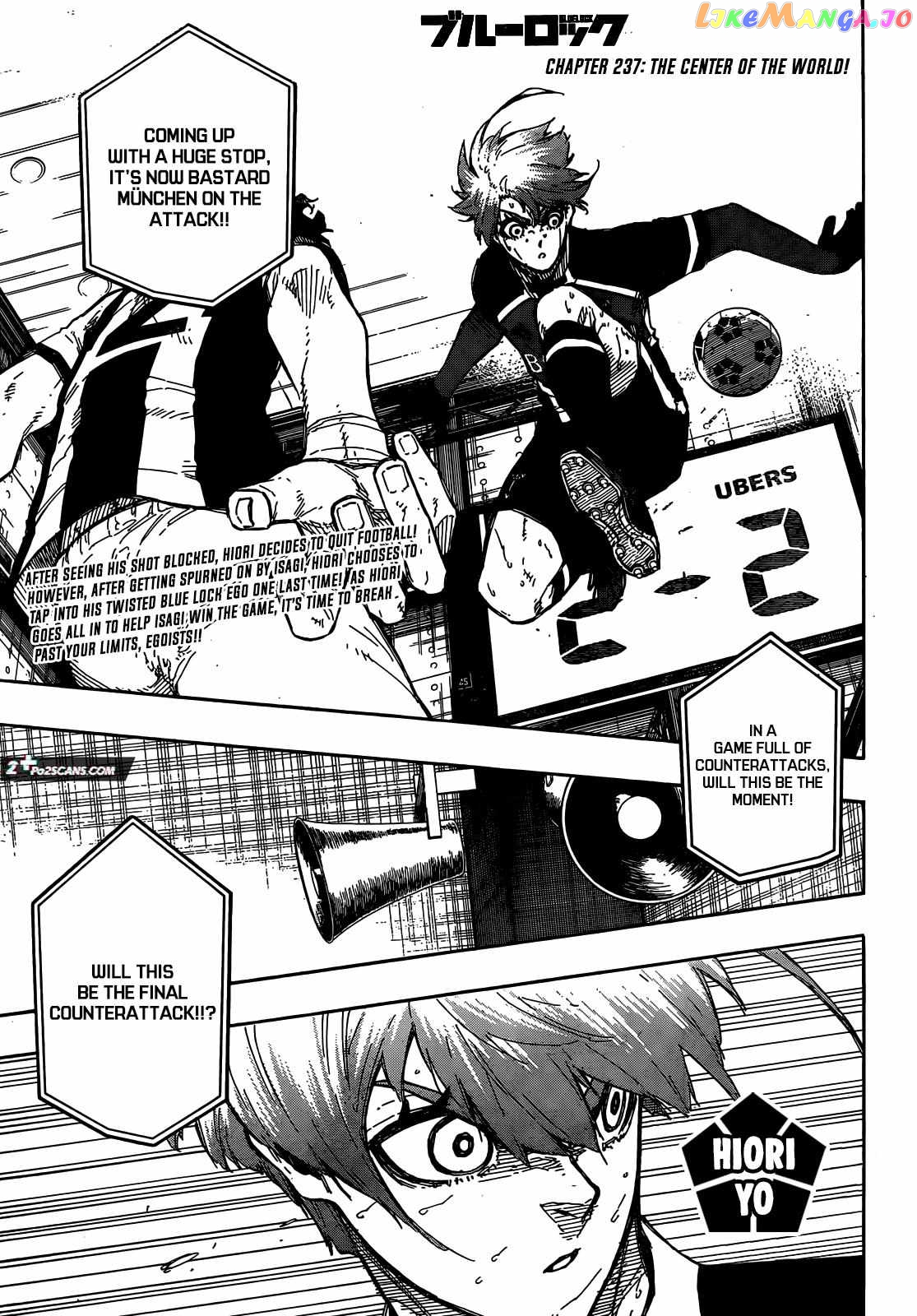 Blue Lock Chapter 237 - PAGE 0
