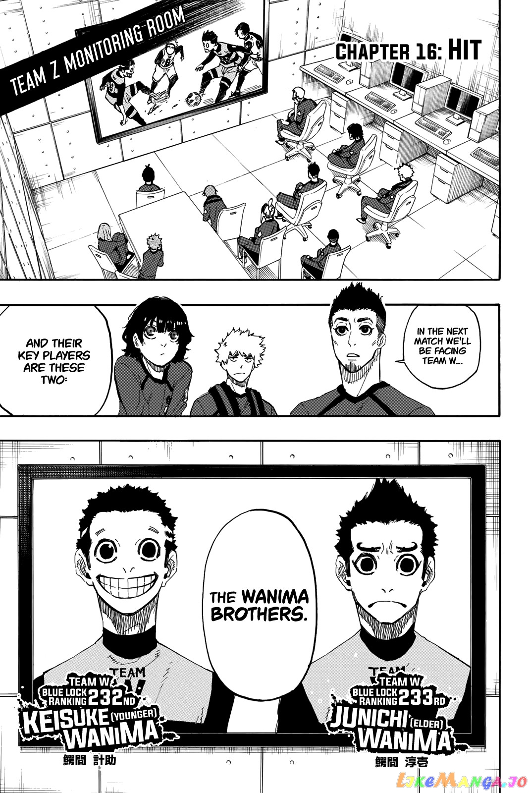 Blue Lock Chapter 16 - PAGE 1