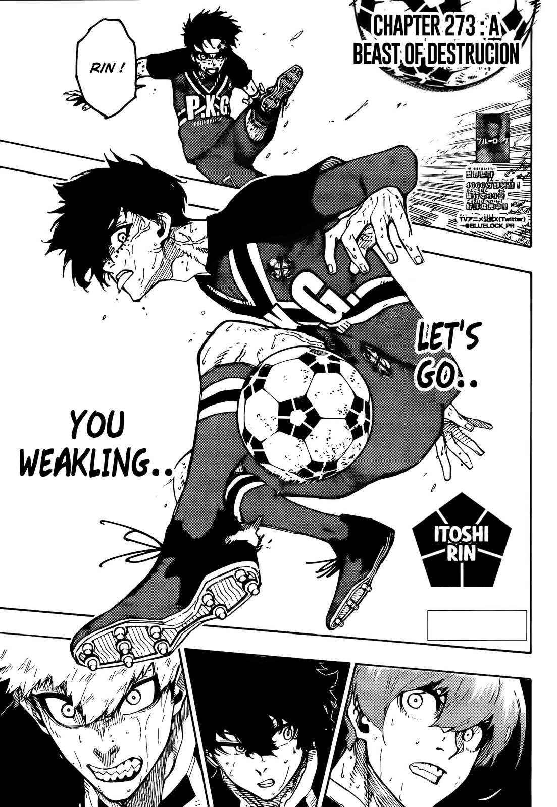 Blue Lock Chapter 273 - PAGE 0