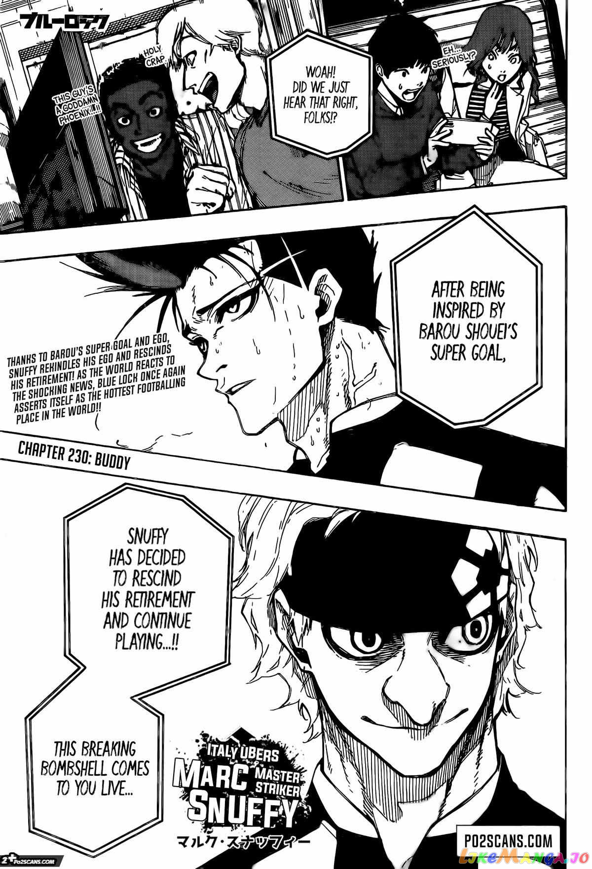 Blue Lock Chapter 230 - PAGE 0