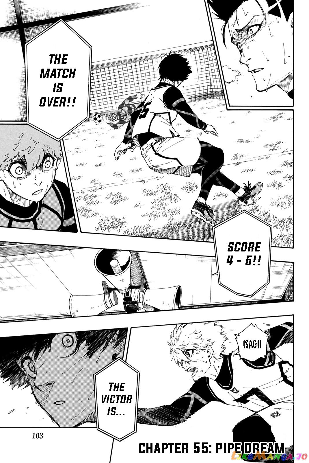 Blue Lock Chapter 55 - PAGE 0