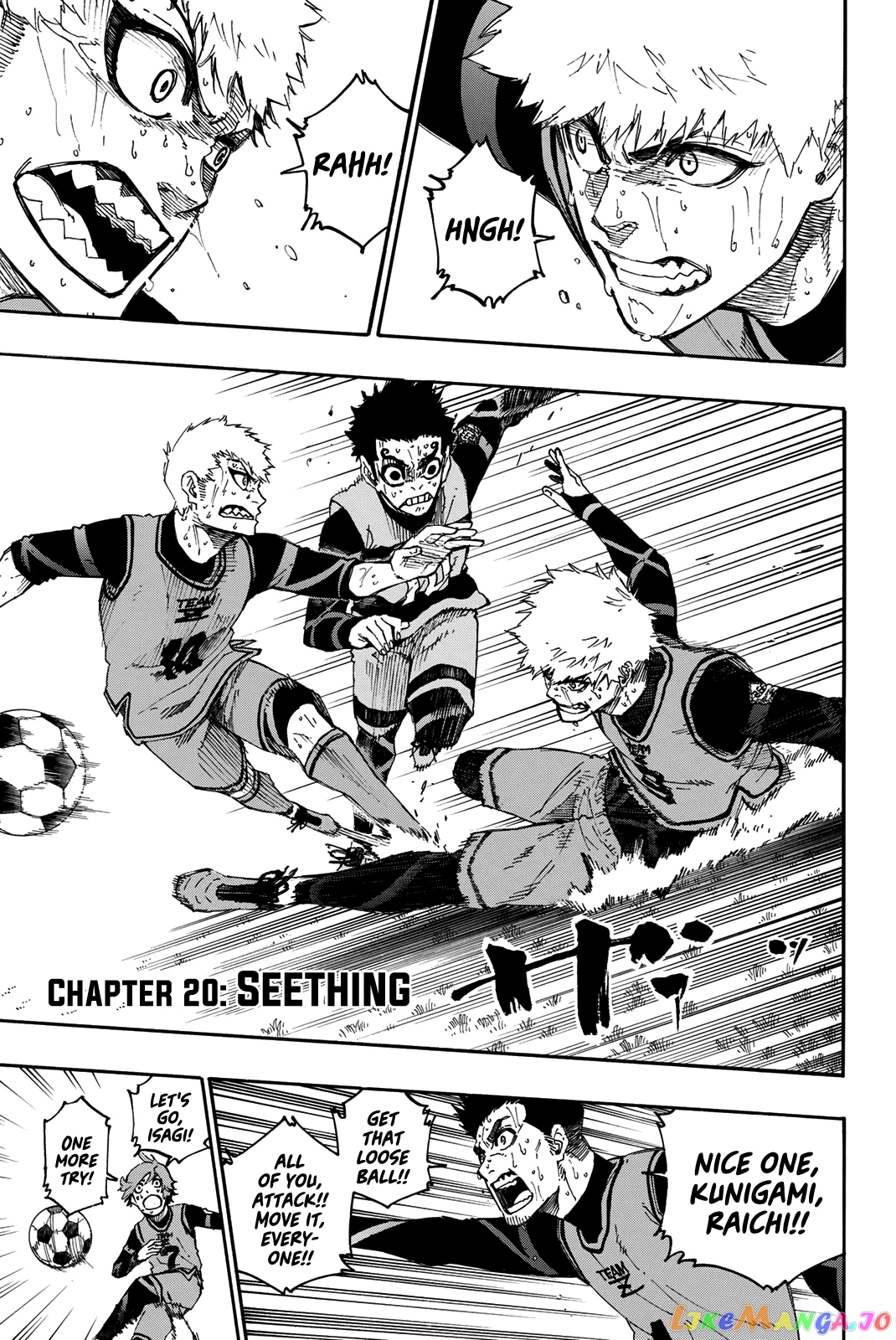 Blue Lock Chapter 20 - PAGE 1