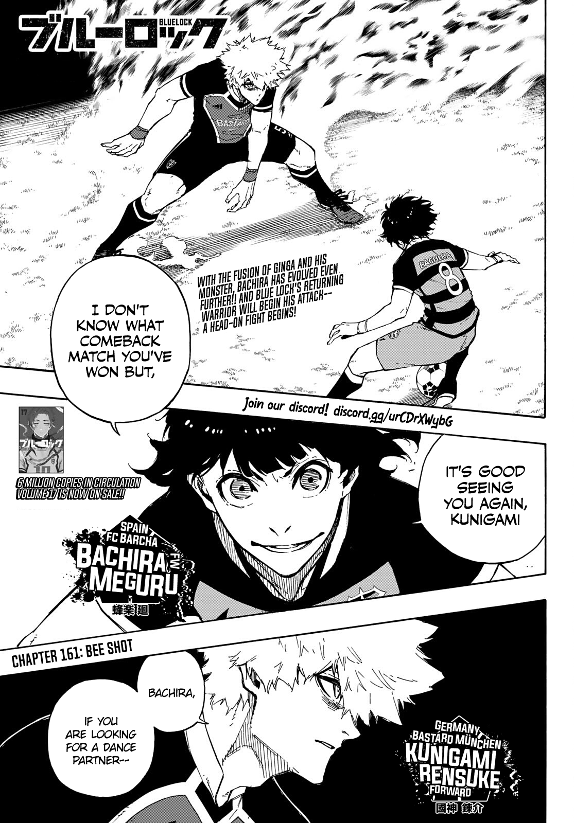 Blue Lock Chapter 161 - PAGE 1