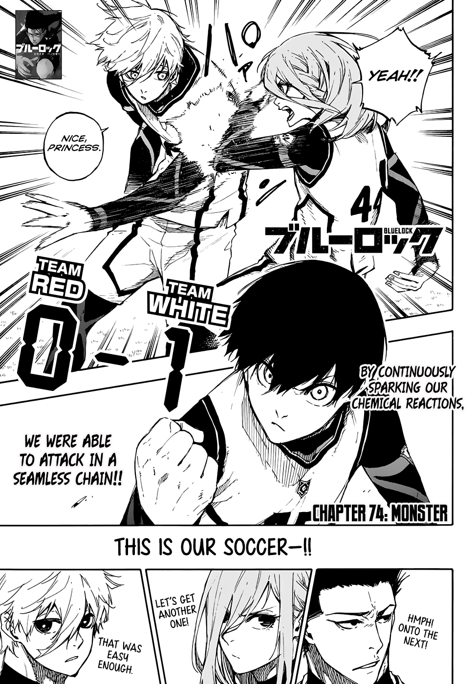 Blue Lock Chapter 74 - PAGE 0
