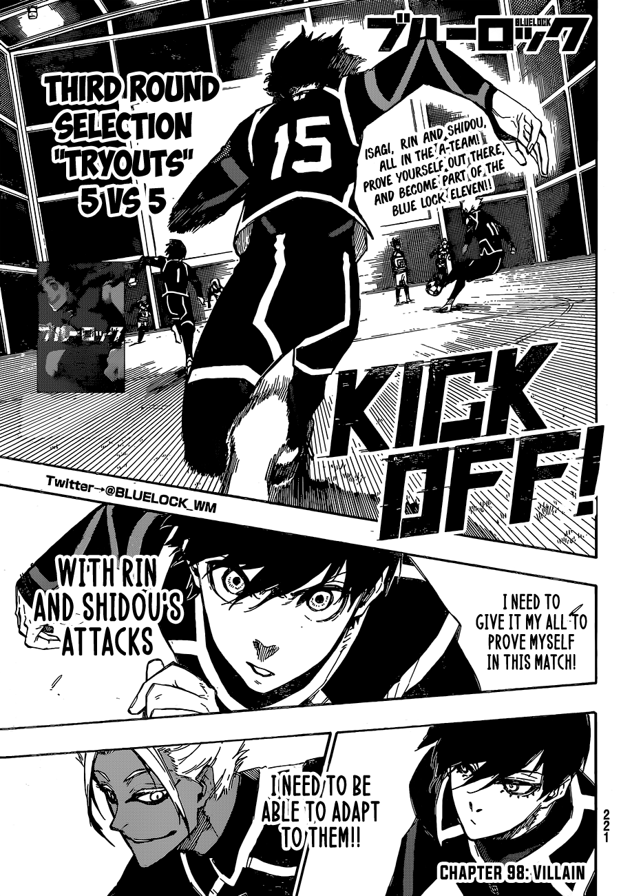 Blue Lock Chapter 98 - PAGE 0