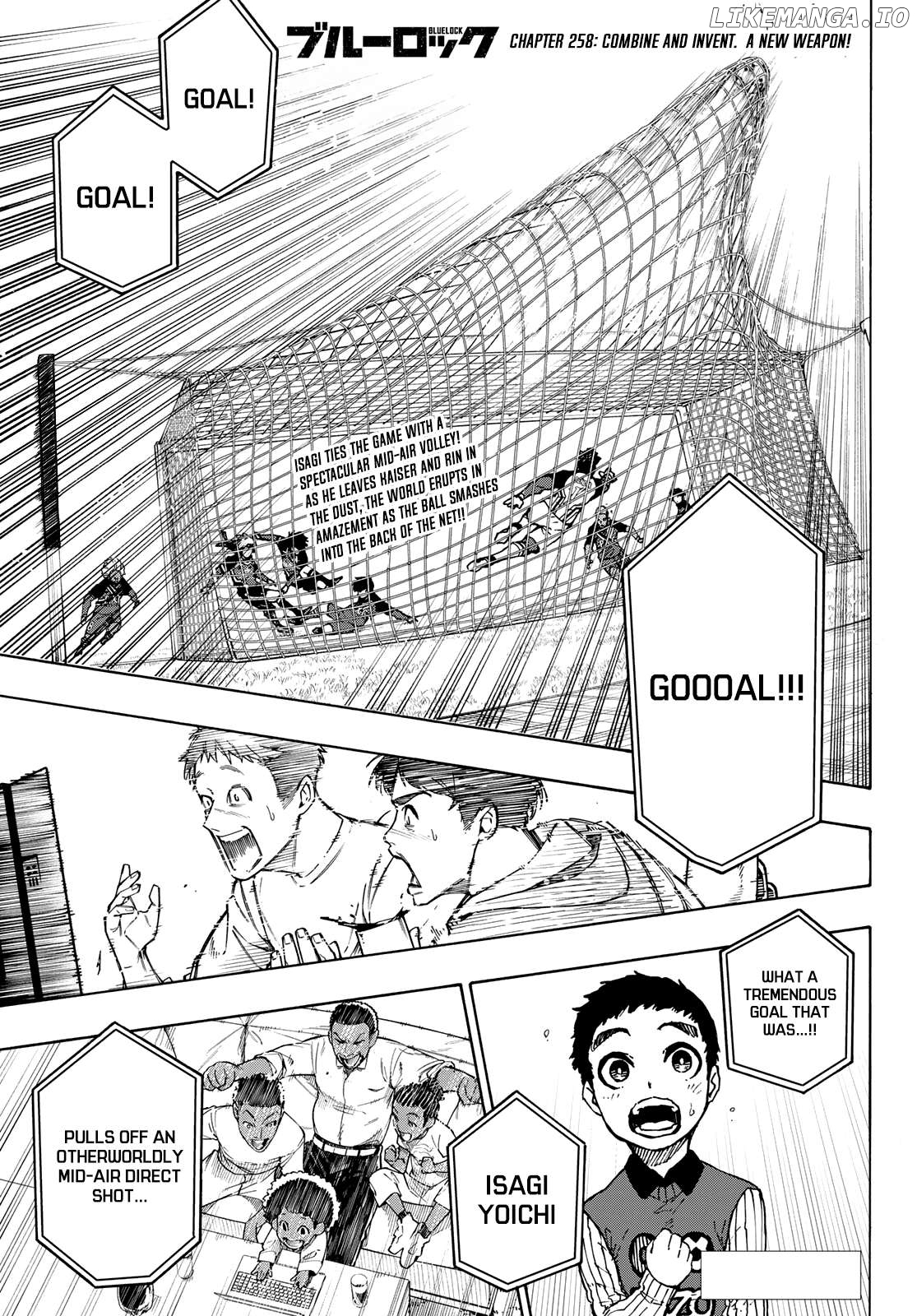 Blue Lock Chapter 258 - PAGE 0