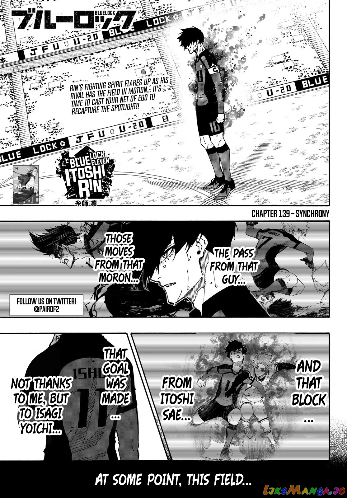 Blue Lock Chapter 139 - PAGE 1