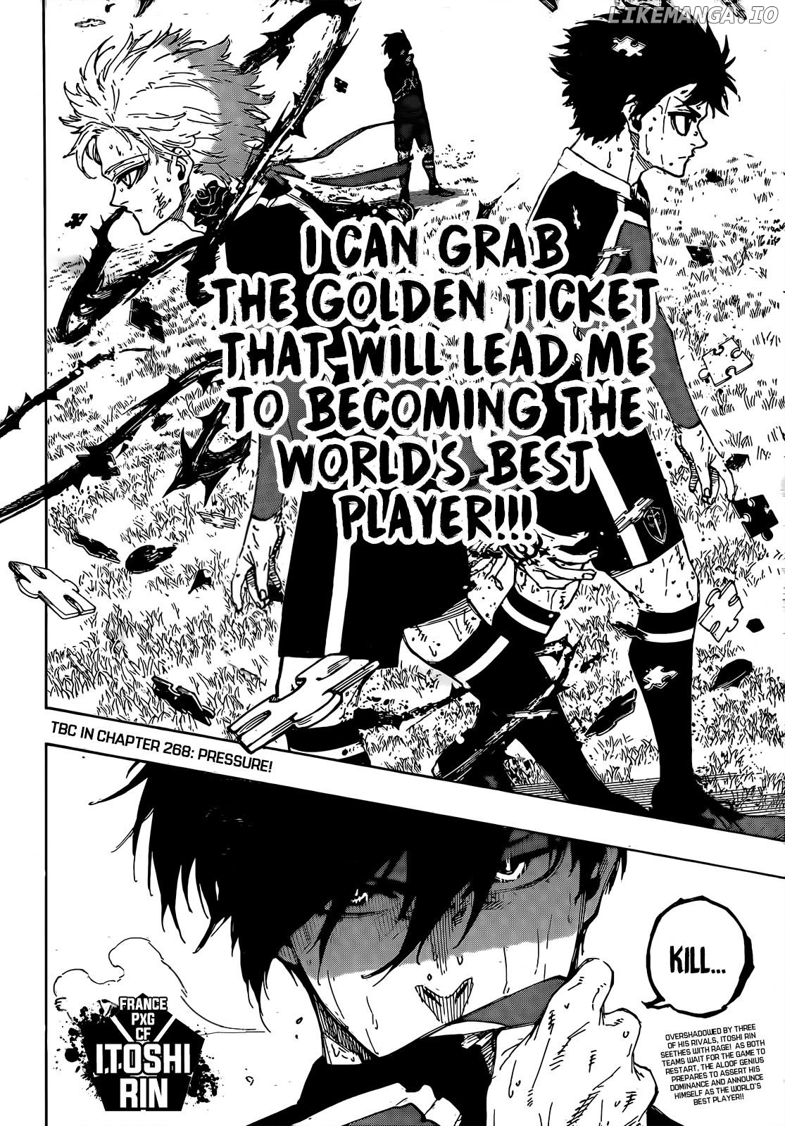 Blue Lock Chapter 267 - PAGE 17