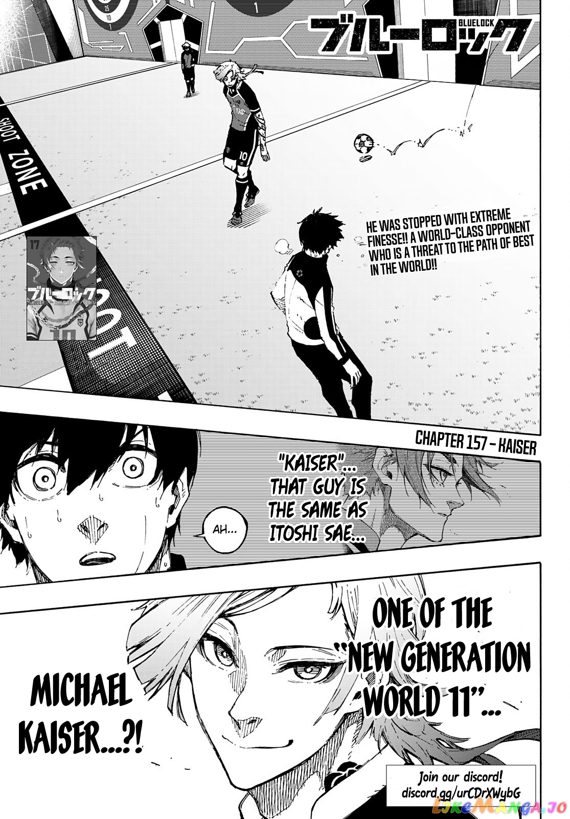 Blue Lock Chapter 157 - PAGE 1