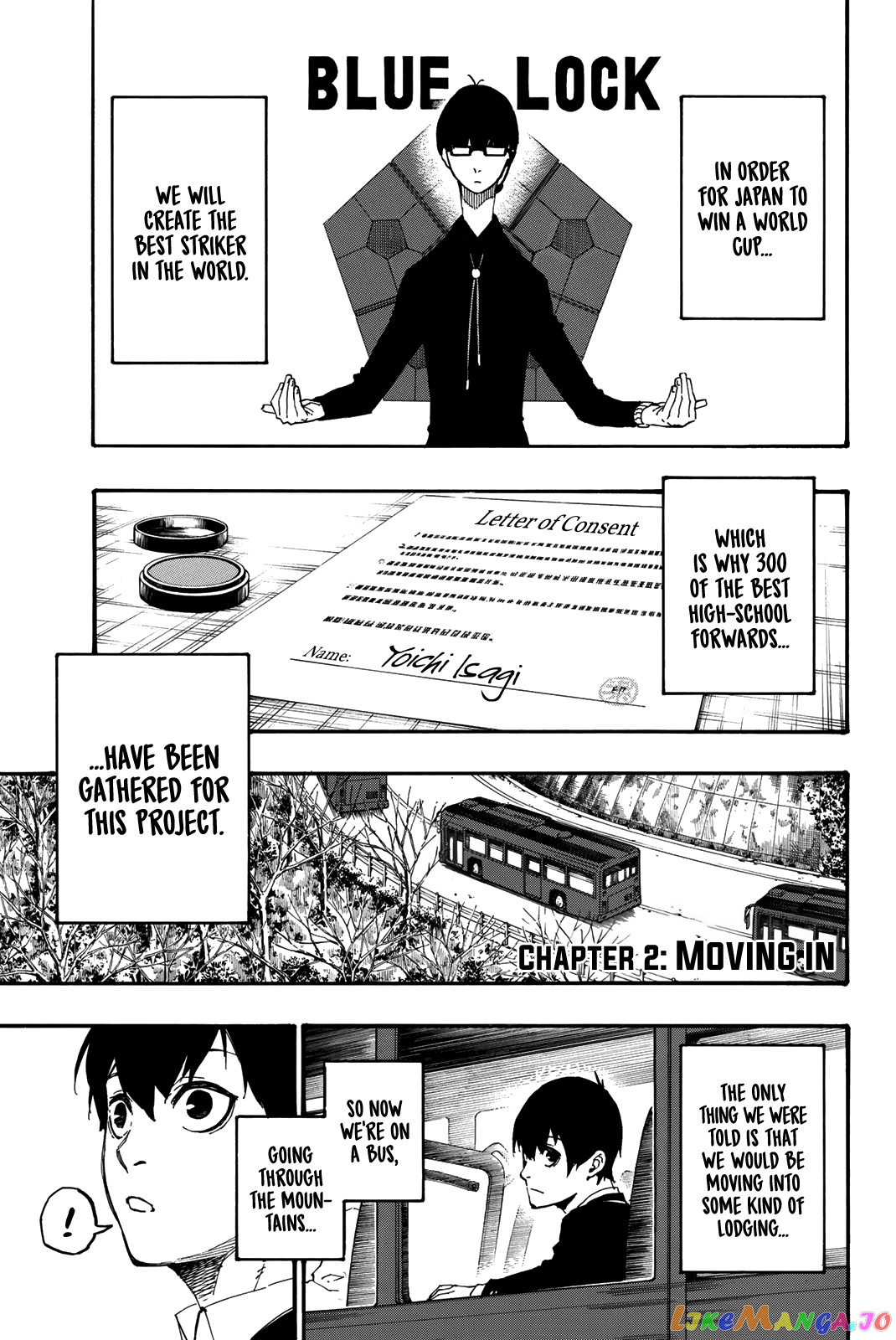 Blue Lock Chapter 2 - PAGE 1