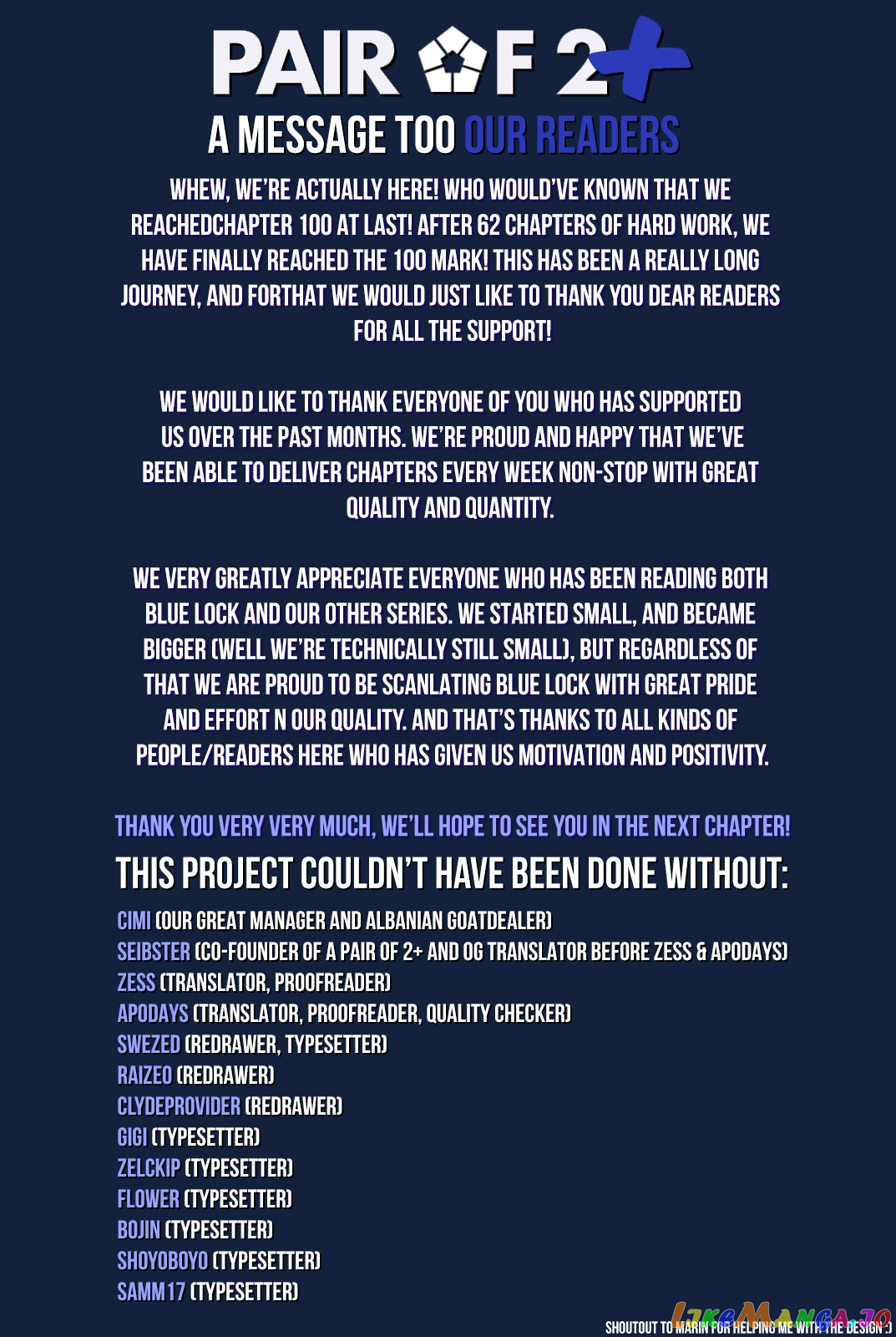 Blue Lock Chapter 100 - PAGE 22