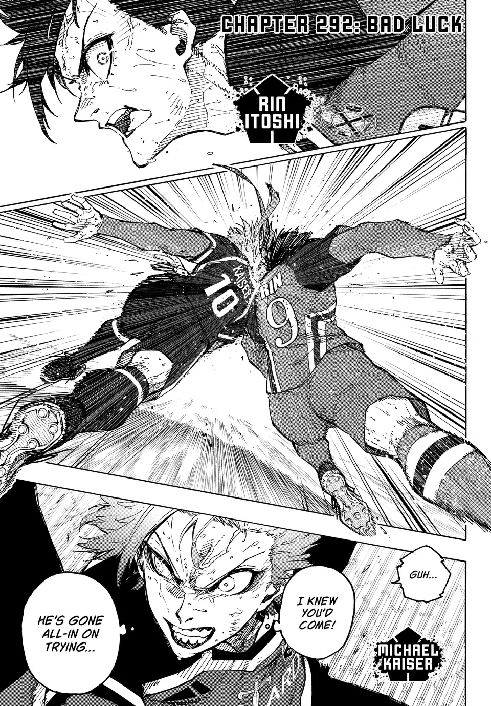 Blue Lock Chapter 292 - PAGE 0