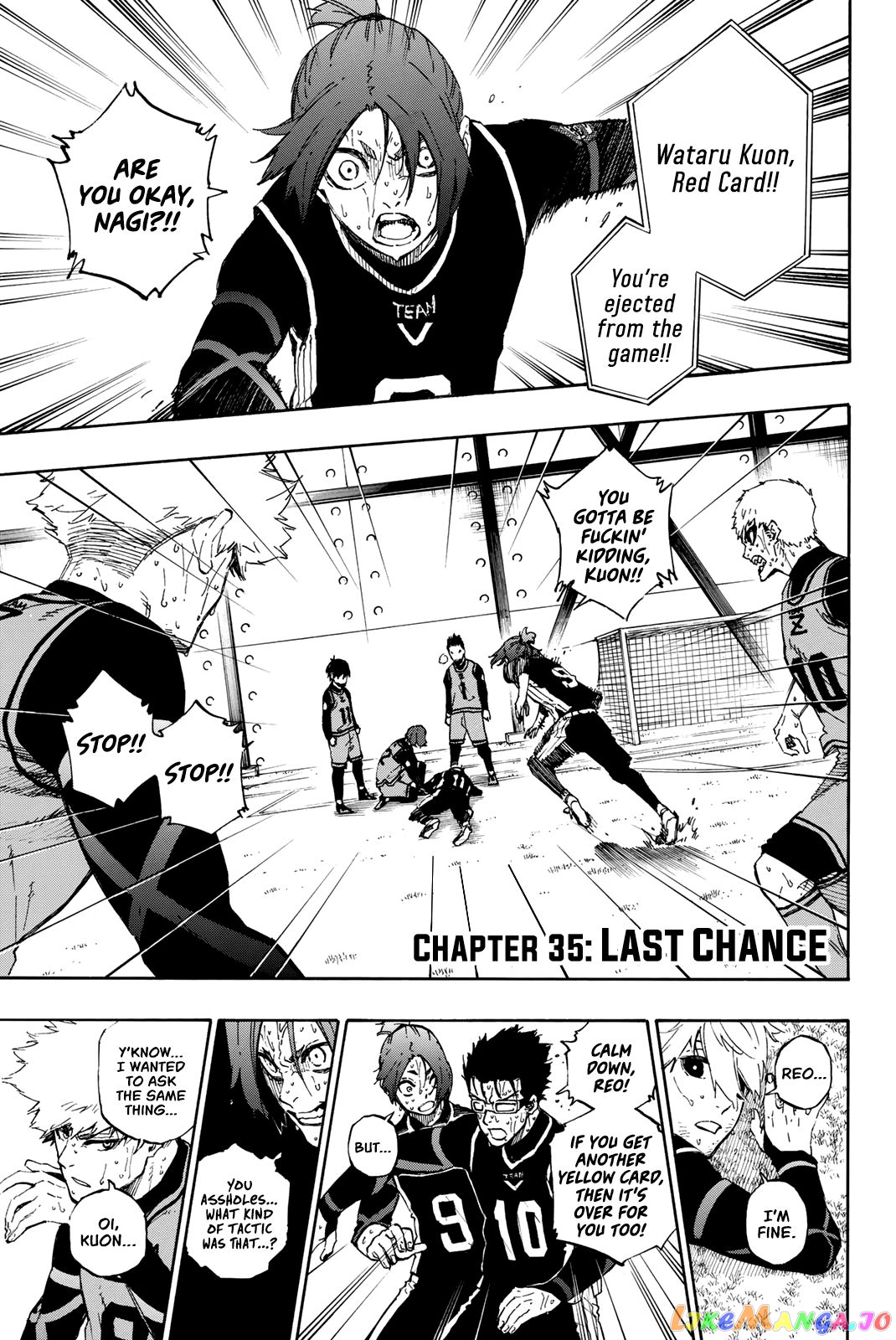 Blue Lock Chapter 35 - PAGE 1