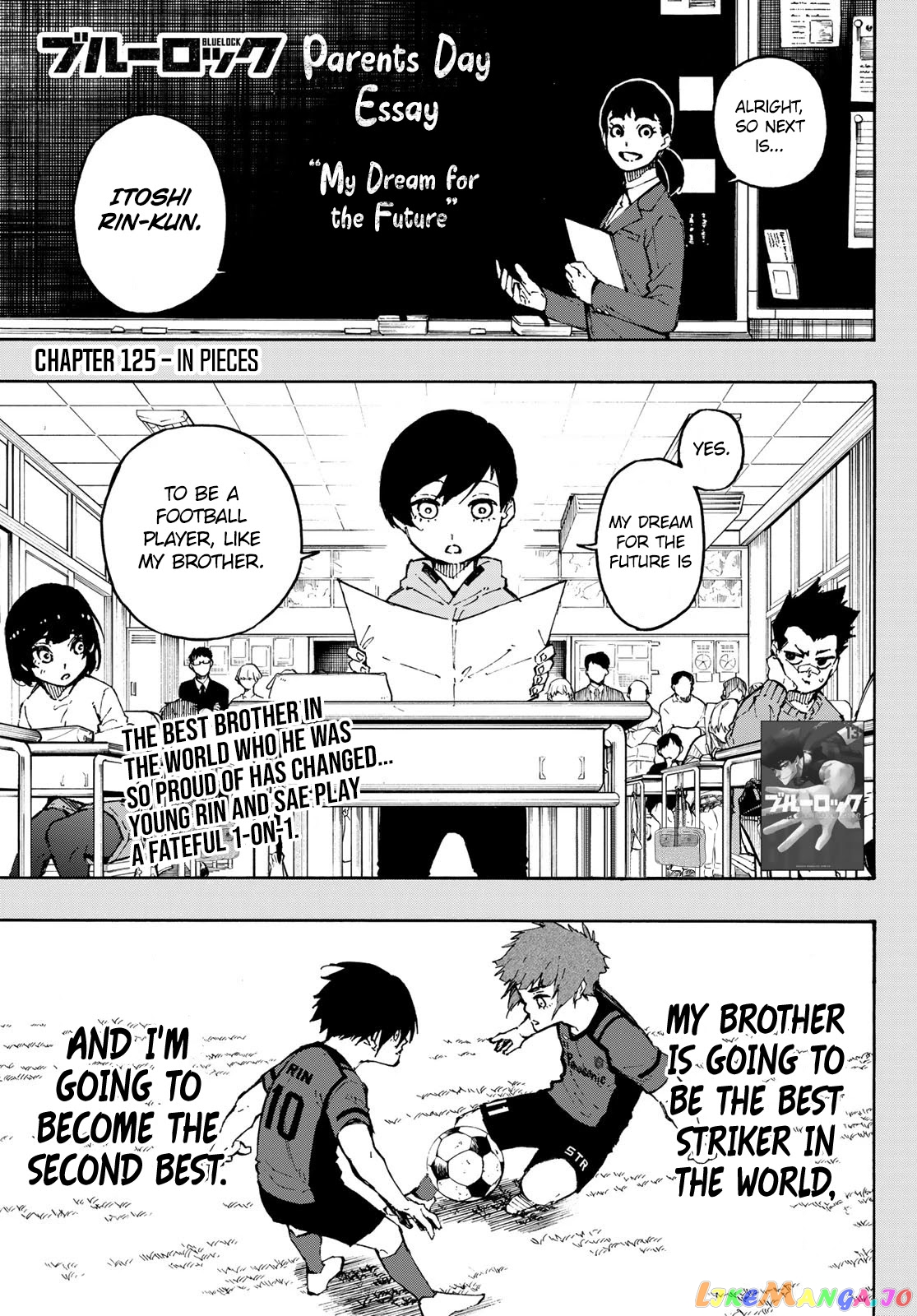 Blue Lock Chapter 125 - PAGE 0