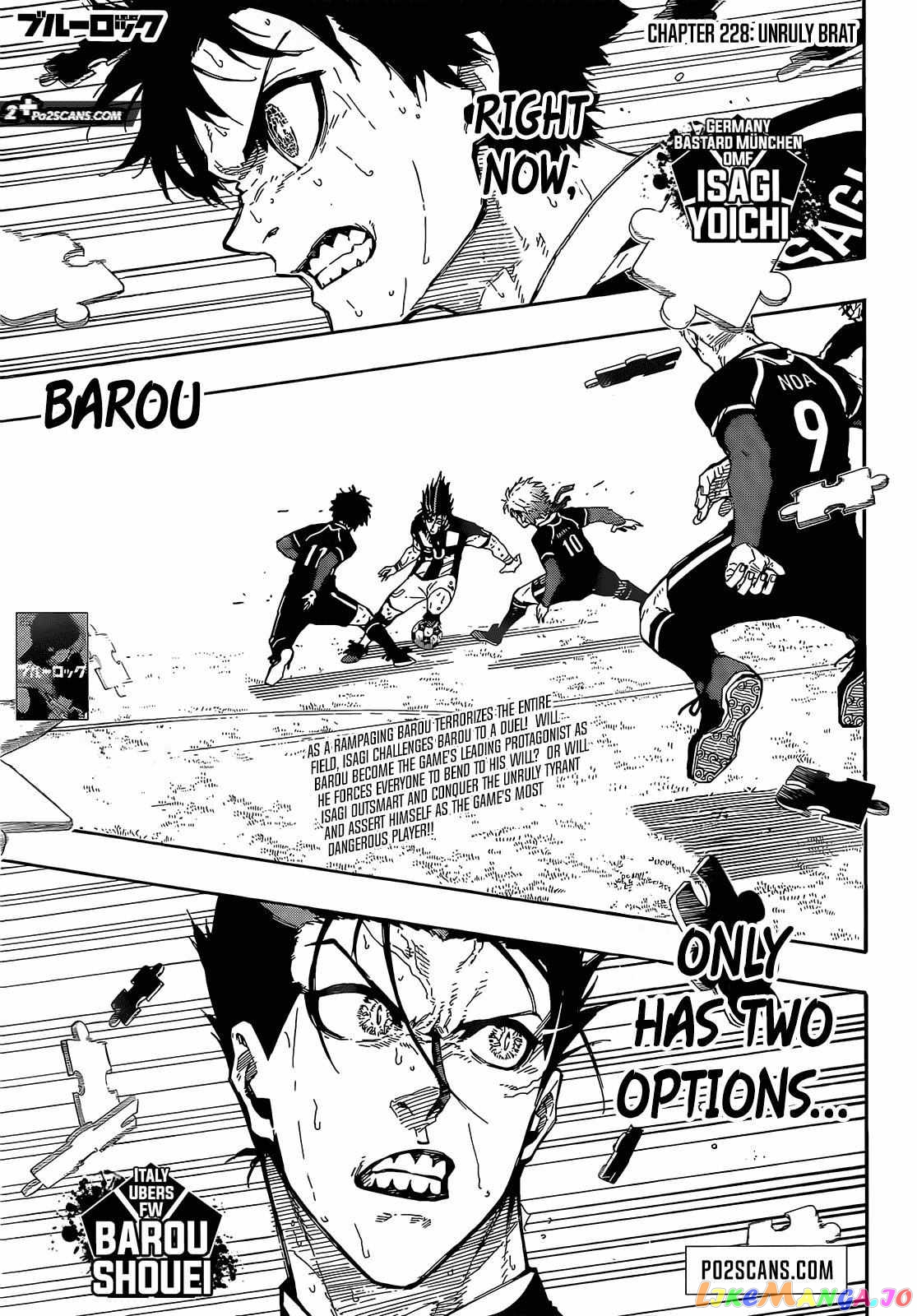 Blue Lock Chapter 228 - PAGE 1