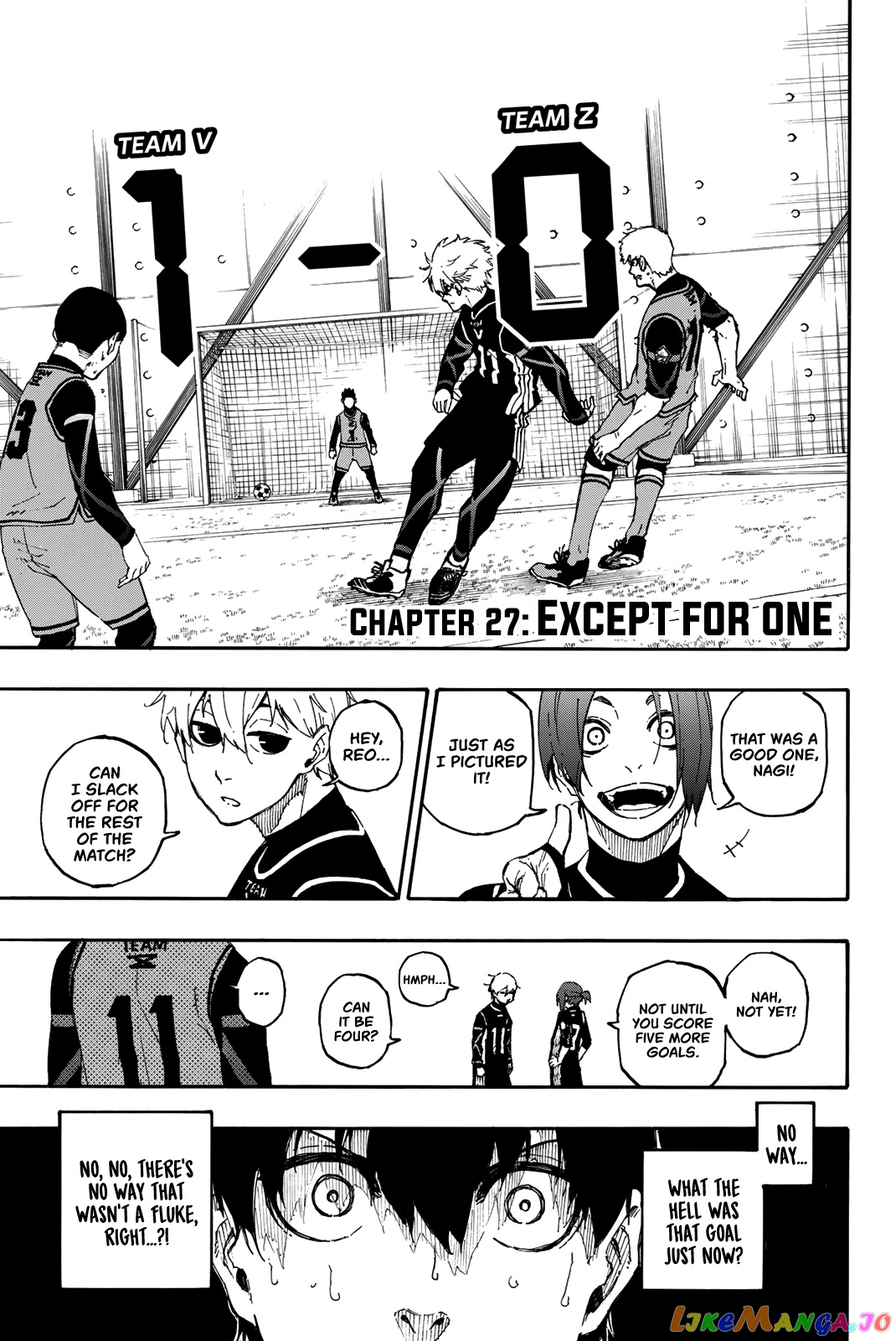 Blue Lock Chapter 27 - PAGE 1