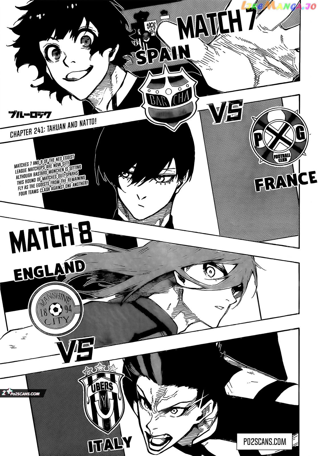 Blue Lock Chapter 241 - PAGE 1