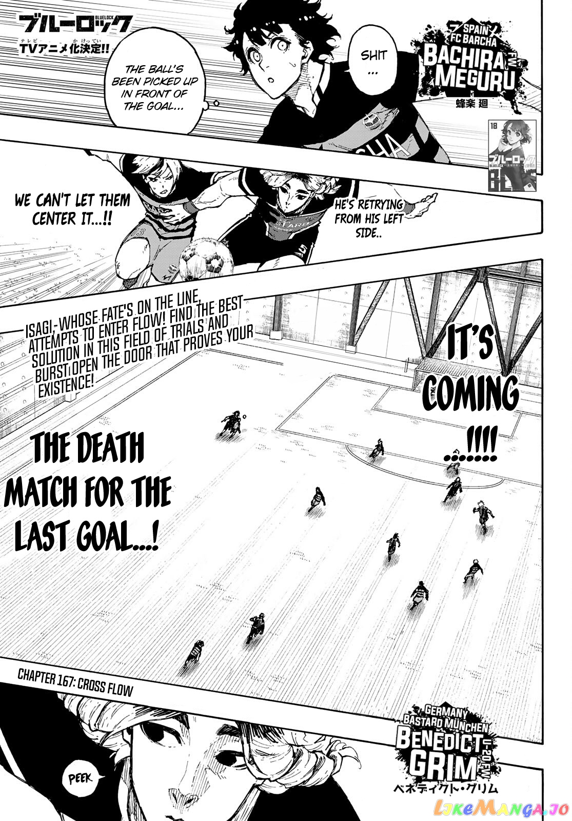 Blue Lock Chapter 167 - PAGE 1
