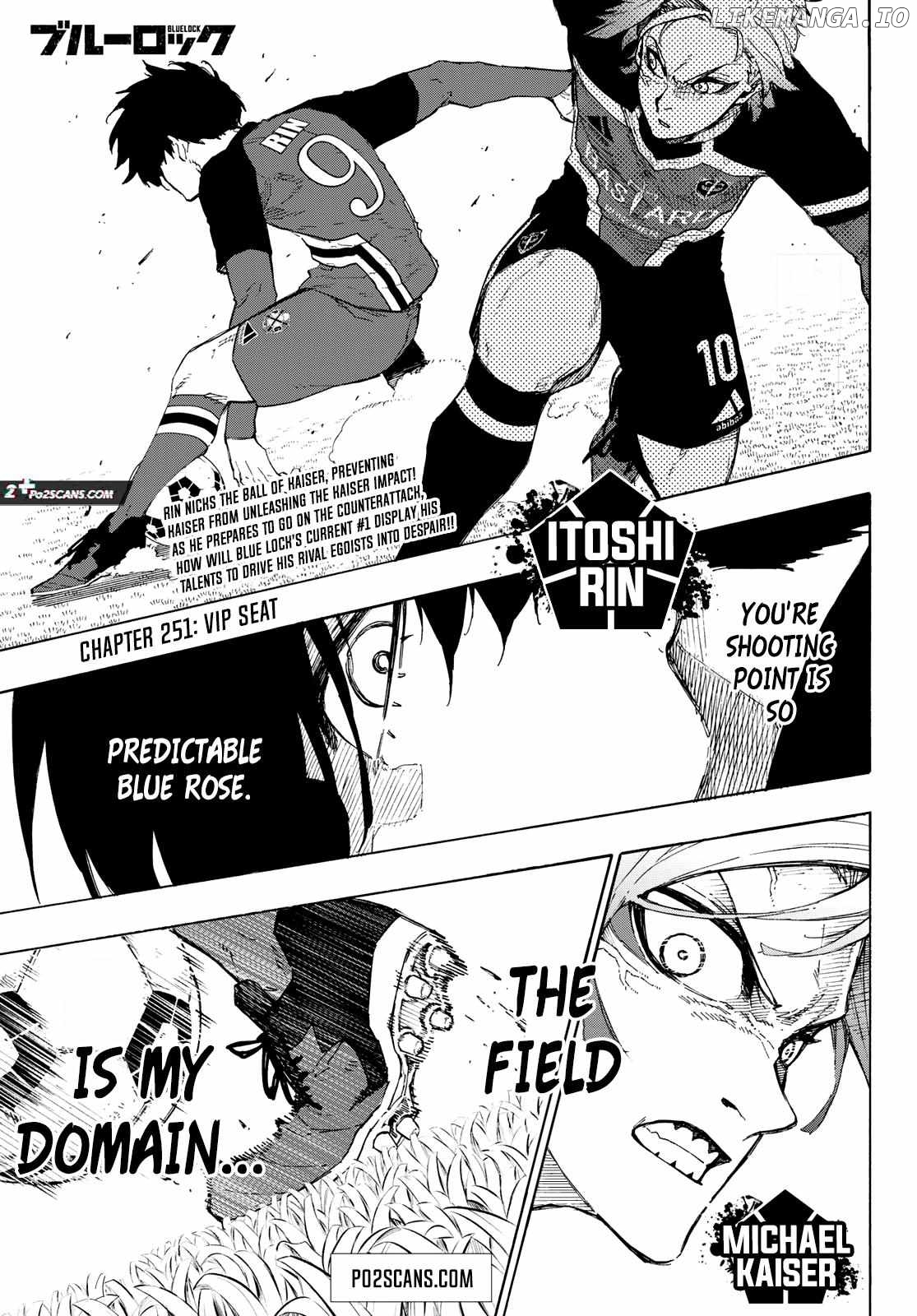 Blue Lock Chapter 251 - PAGE 1