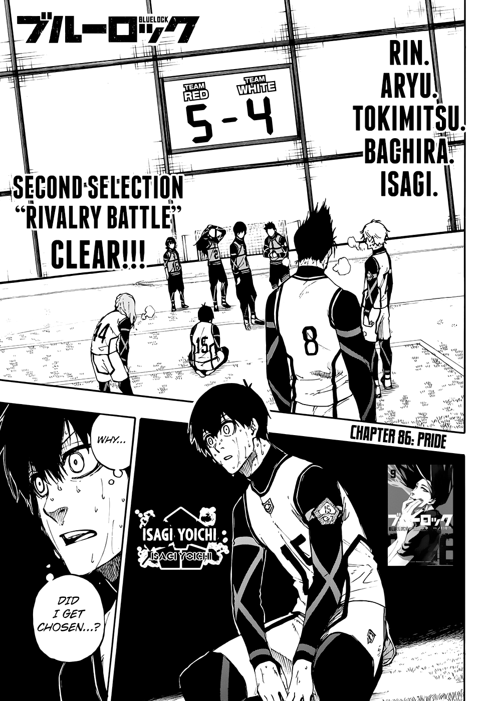 Blue Lock Chapter 86 - PAGE 0