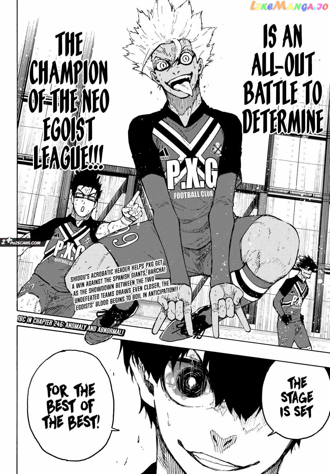 Blue Lock Chapter 245 - PAGE 19