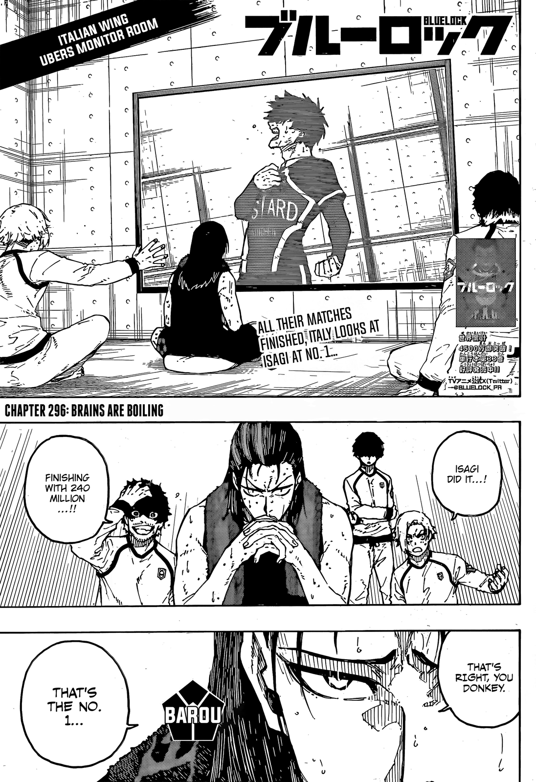 Blue Lock Chapter 296 - PAGE 0