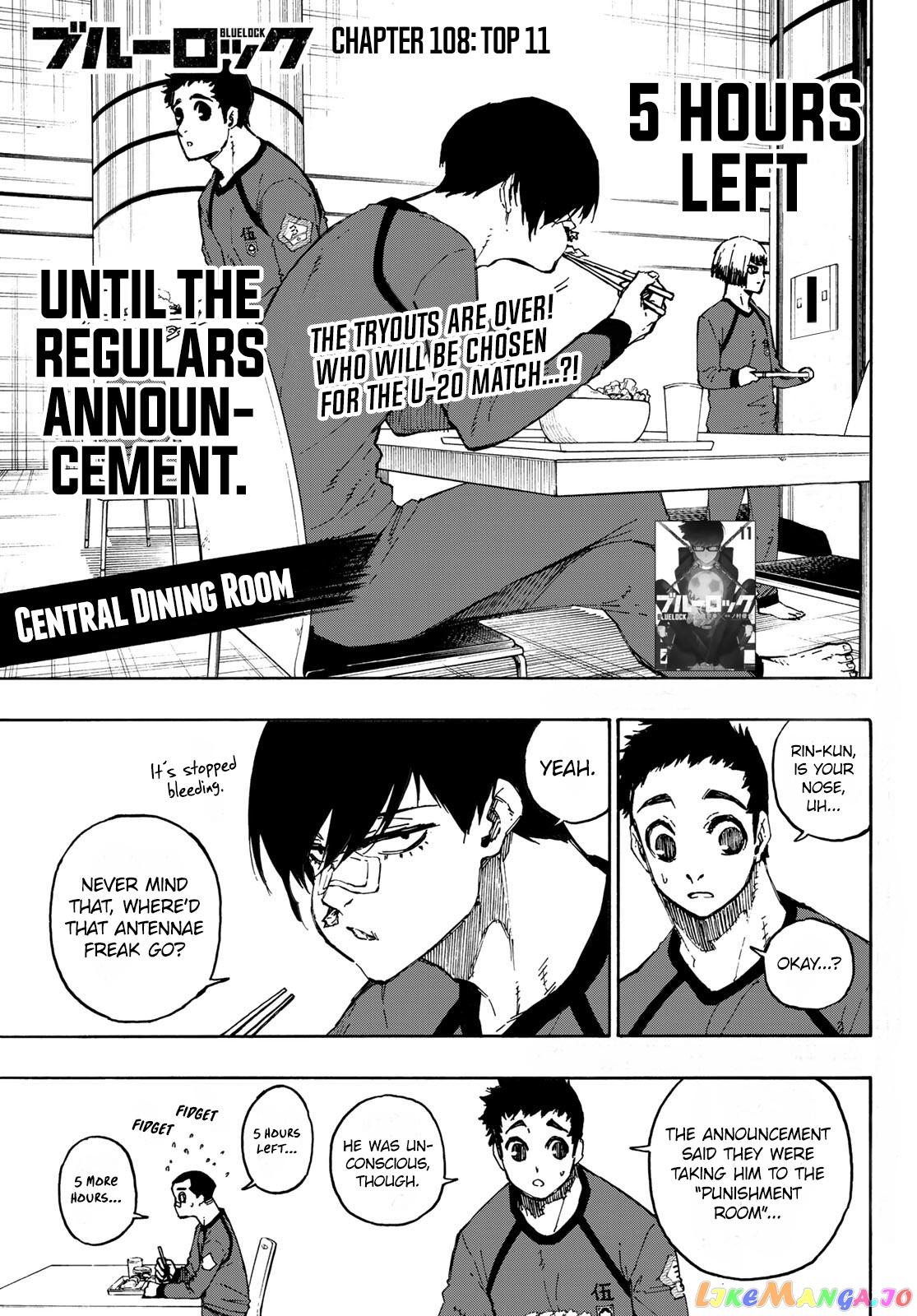 Blue Lock Chapter 108 - PAGE 0
