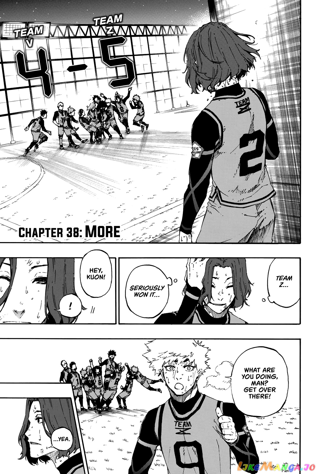 Blue Lock Chapter 38 - PAGE 1