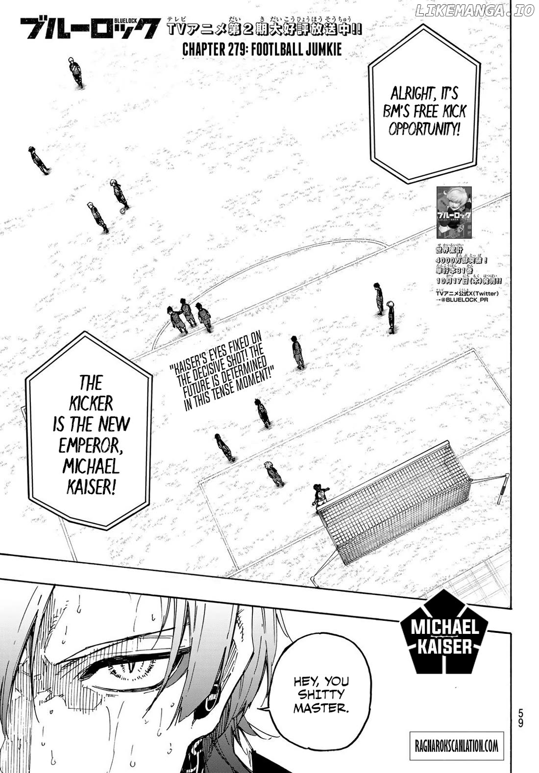 Blue Lock Chapter 279 - PAGE 0