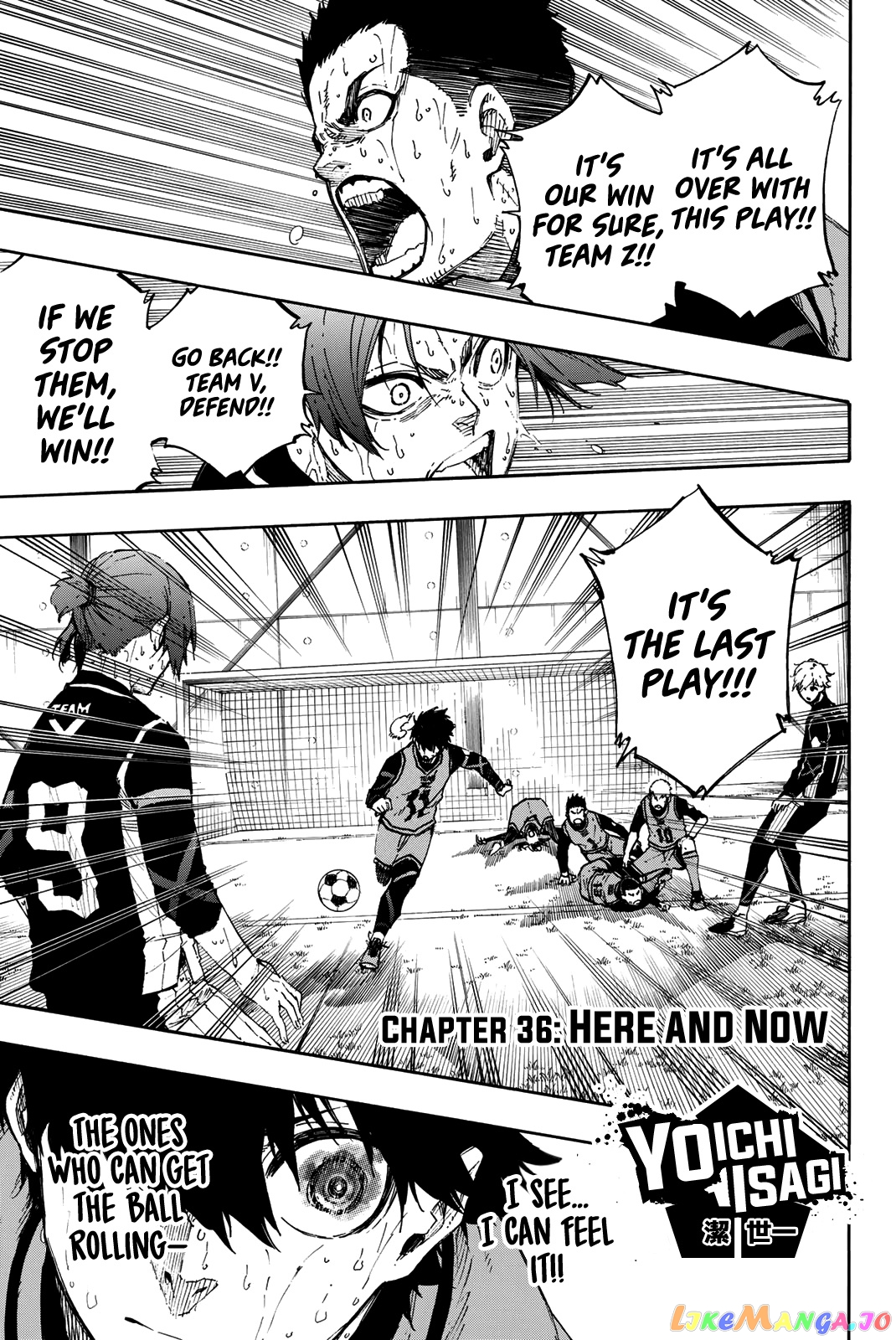 Blue Lock Chapter 36 - PAGE 1