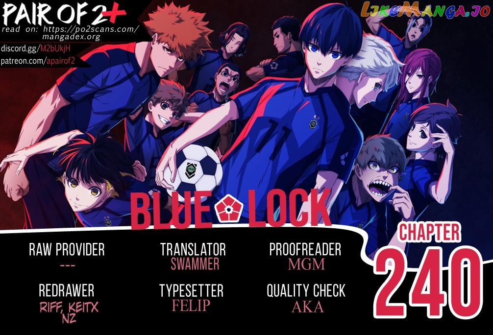 Blue Lock Chapter 240 - PAGE 0